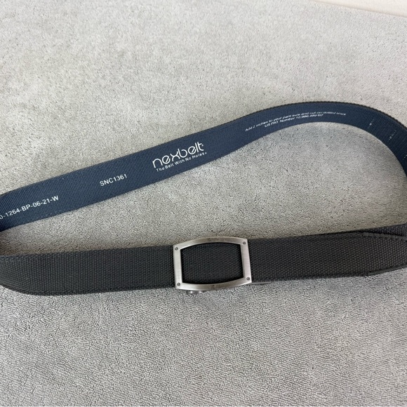Nexbelt Men’s Newport Dark Gray Golf Ratchet Belt 1.38” Cut to Fit Canvas - Picture 1 of 12